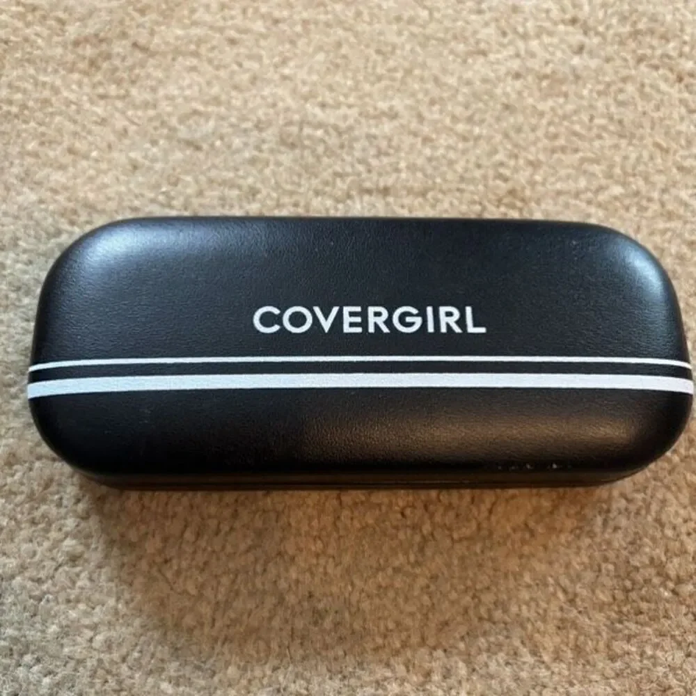 CoverGirl Black Purple Hard Eyeglass Case